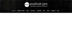 Desktop Screenshot of easihairpro.com