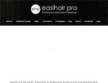 Tablet Screenshot of easihairpro.com
